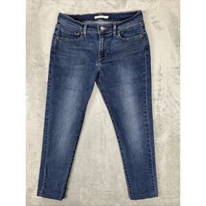 Levi's Jeans Size 26 W30"xL25" Levi's 710 Super Skinny Jeans Stretch Blue Denim‎